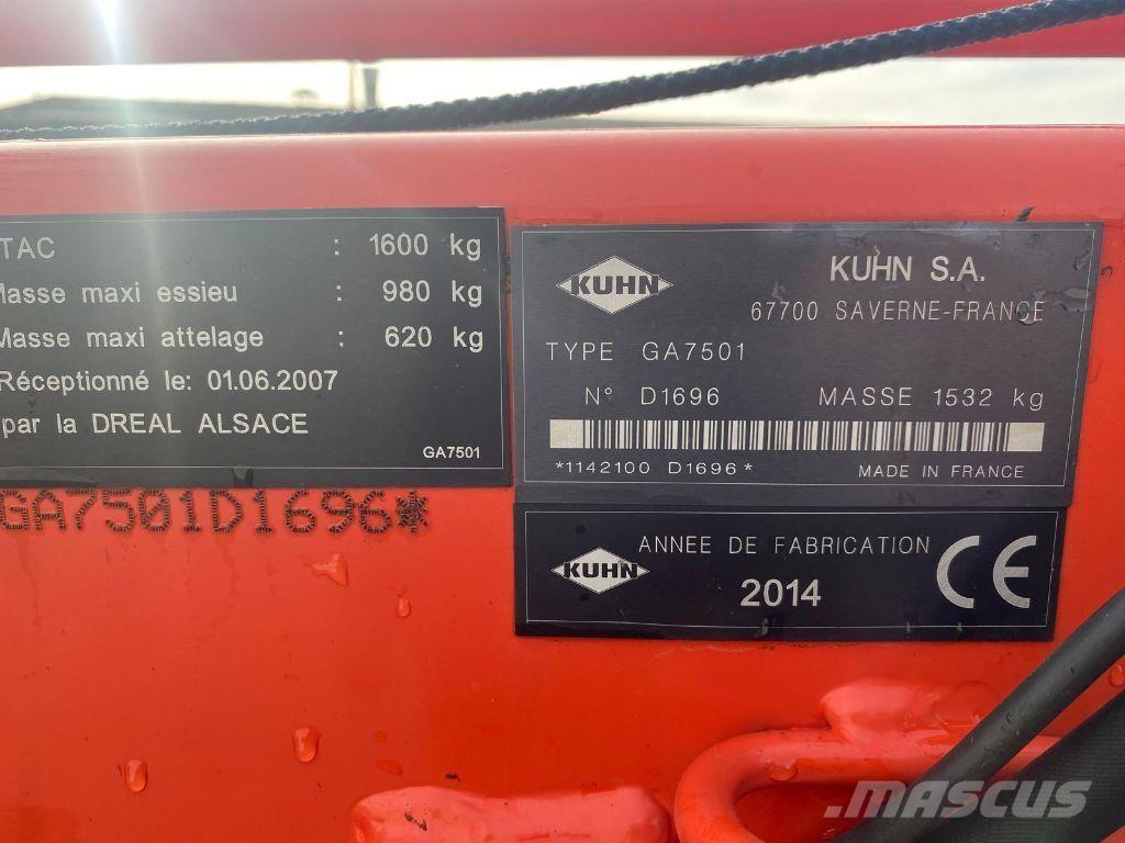 Kuhn GA 7501 堆草機