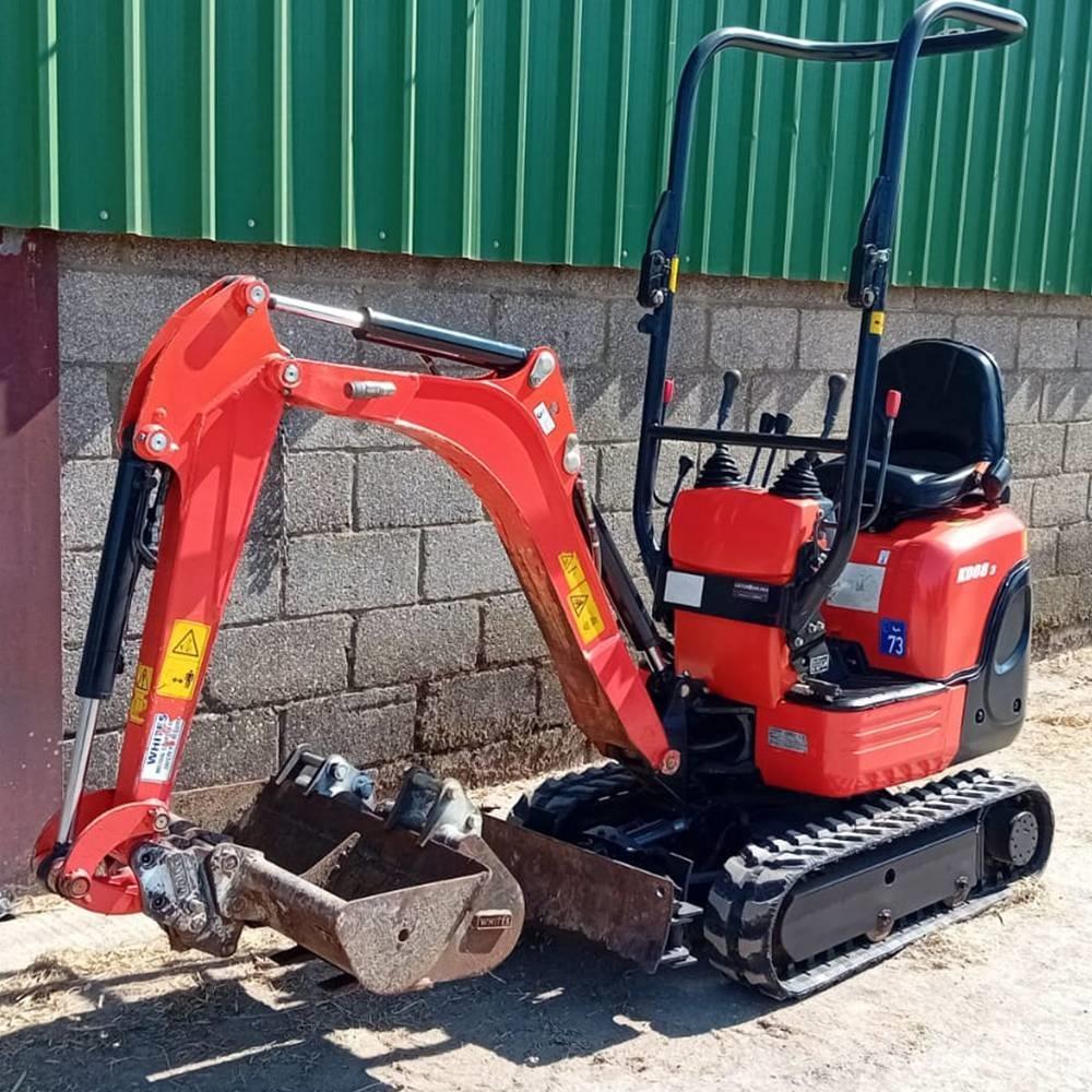 Kubota K 008-3 小型挖土機/掘鑿機<7t(小型挖掘機)