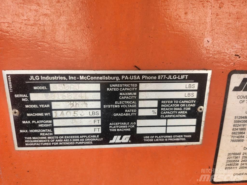 JLG 450 AJ 曲臂高空作業車