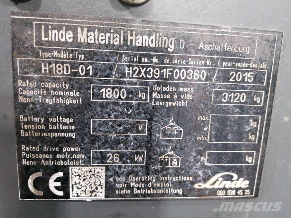 Linde H18D-01 液化石油氣LPG卡車