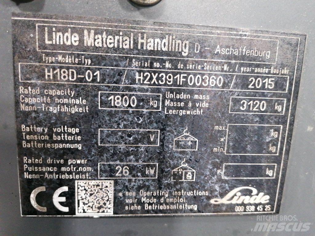 Linde H18D-01 液化石油氣LPG卡車