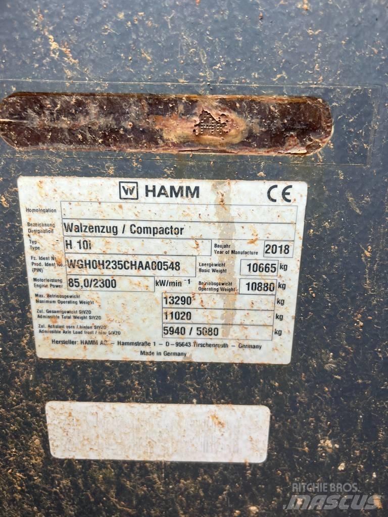 Hamm H10i 土壤壓實機