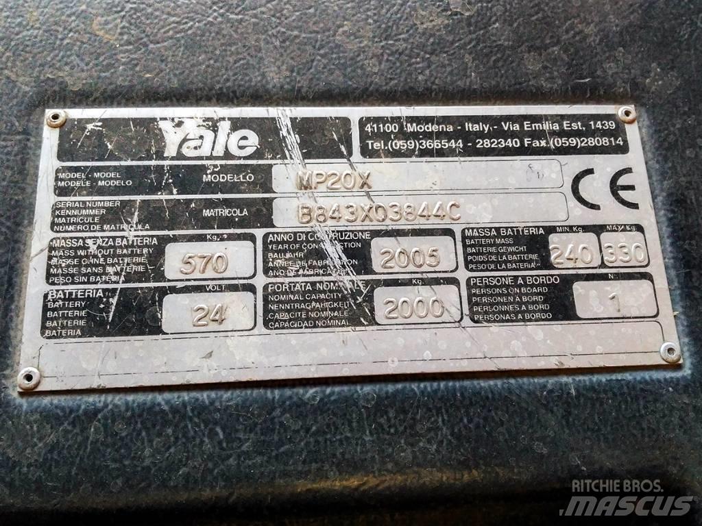 Yale MP20X 平台型低架升降機
