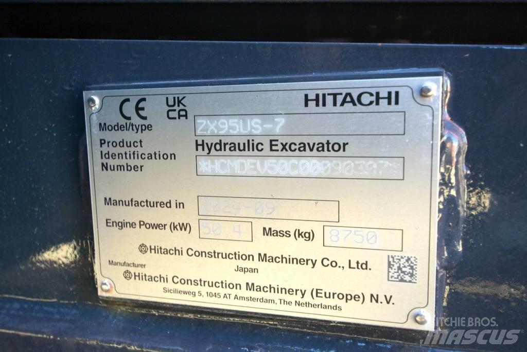 Hitachi ZX 95 US-7 中型挖土機/掘鑿機/挖掘機 7t-12t