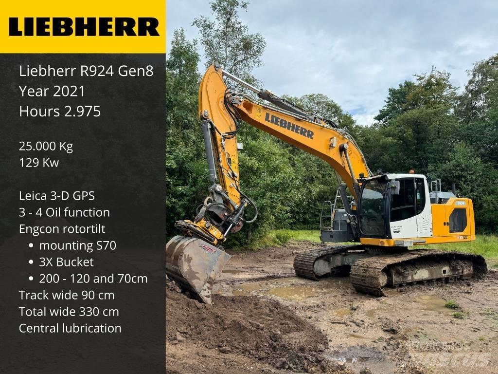 Liebherr R 924 履帶式 挖土機/掘鑿機/挖掘機
