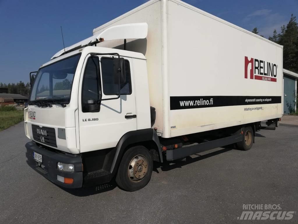 MAN 8.180 貨箱式卡車