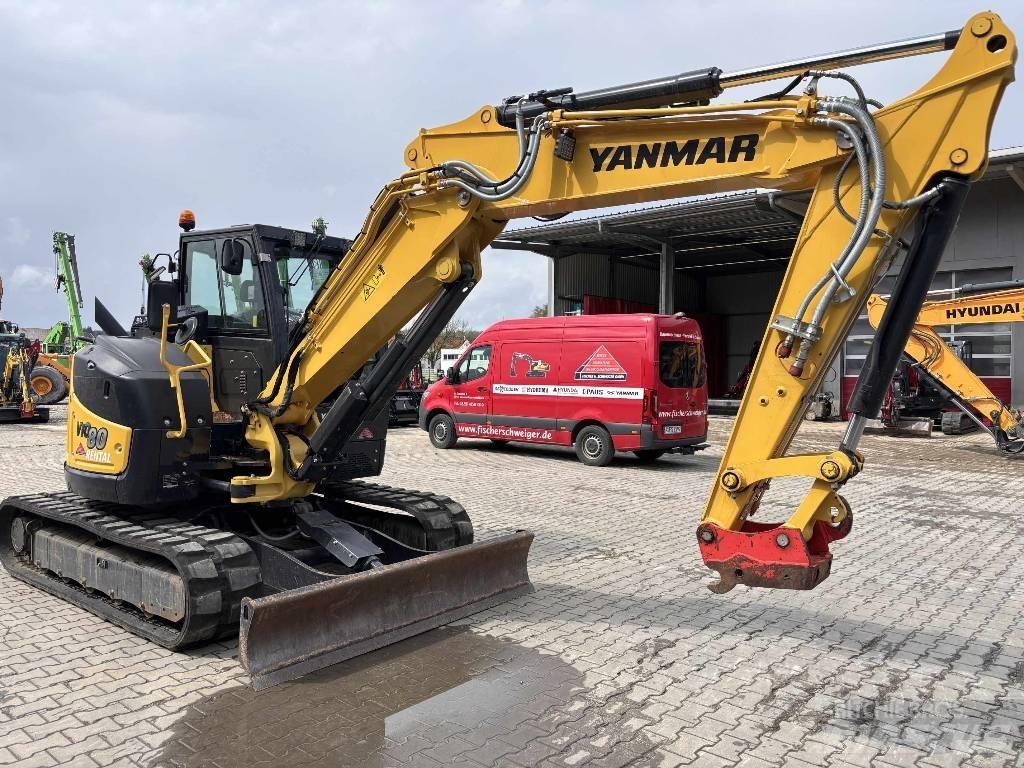 Yanmar VIO 80-2PB 中型挖土機/掘鑿機/挖掘機 7t-12t