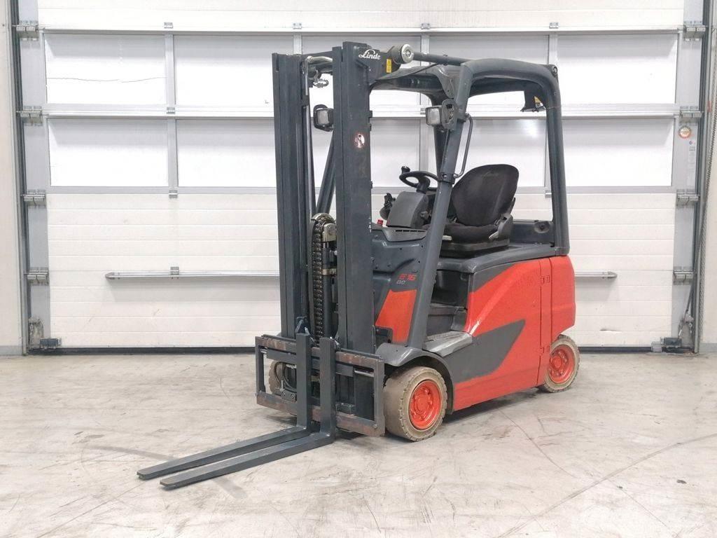 Linde E16PH-02 電動堆高機