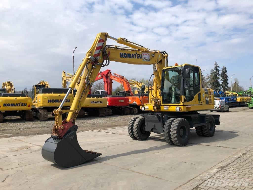 Komatsu PW160-8 旋轉式挖土機/掘鑿機/挖掘機
