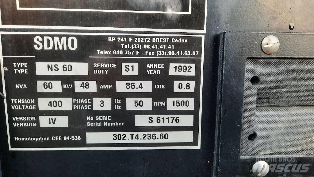 Sdmo NS 60 柴油發電機