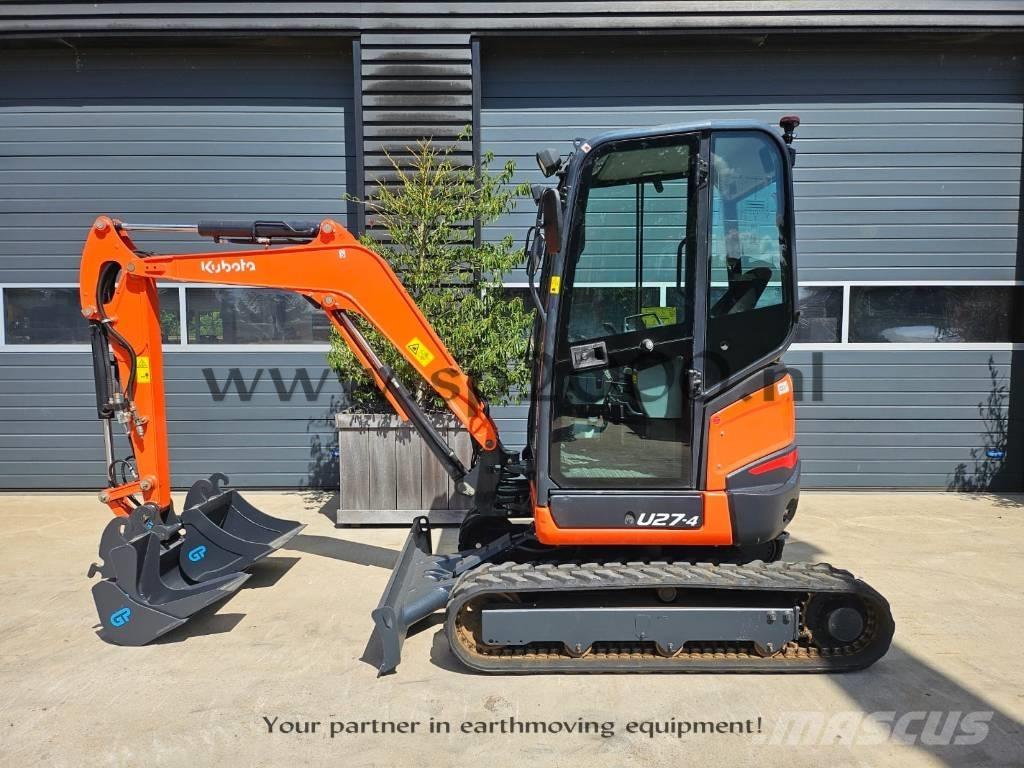 Kubota U 27-4 小型挖土機/掘鑿機<7t(小型挖掘機)