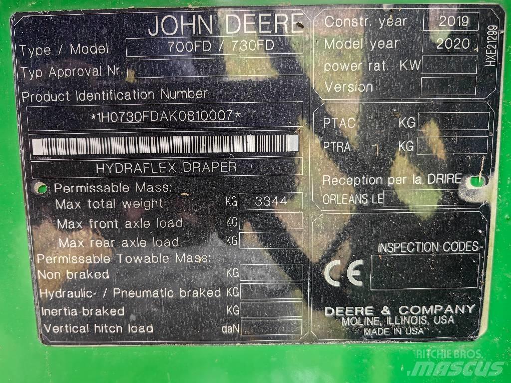 John Deere T 670 i 聯合收穫機