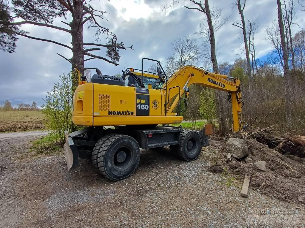 Komatsu PW 160-7E0 旋轉式挖土機/掘鑿機/挖掘機
