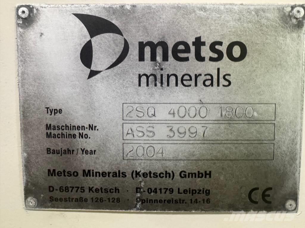 Metso 2SQ 4000 1800 篩分機