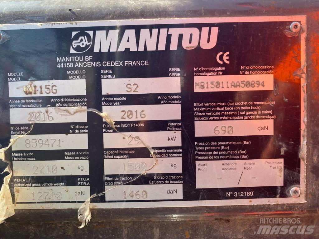 Manitou MI 15 G 液化石油氣LPG卡車
