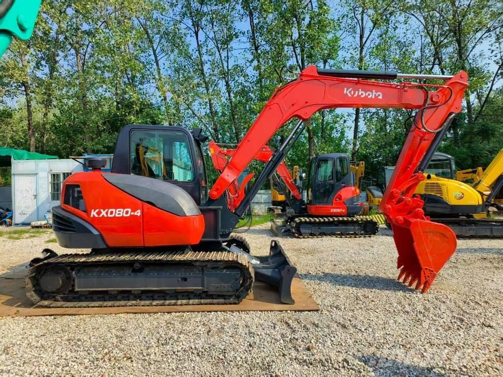 Kubota KX 080-4 小型挖土機/掘鑿機<7t(小型挖掘機)