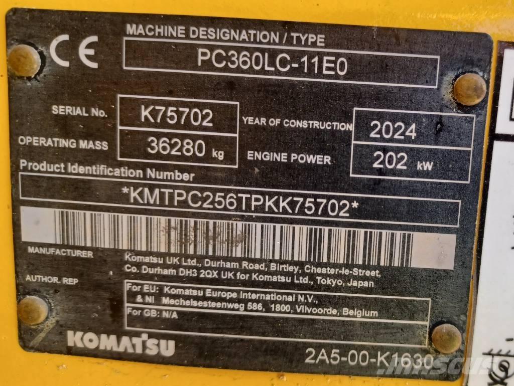 Komatsu PC360LC-11 履帶式 挖土機/掘鑿機/挖掘機