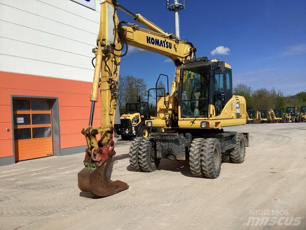 Komatsu PW 160-7E0 旋轉式挖土機/掘鑿機/挖掘機