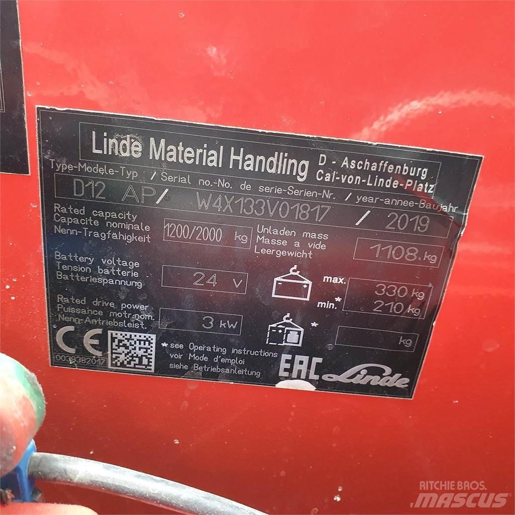 Linde D12AP 行走控制式堆積機