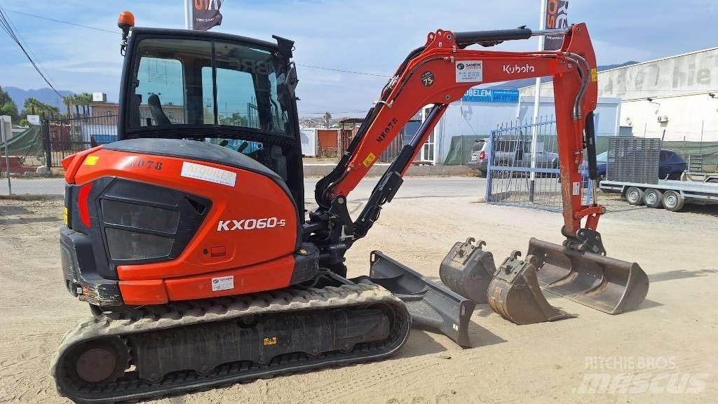 Kubota KX 060-5 小型挖土機/掘鑿機<7t(小型挖掘機)