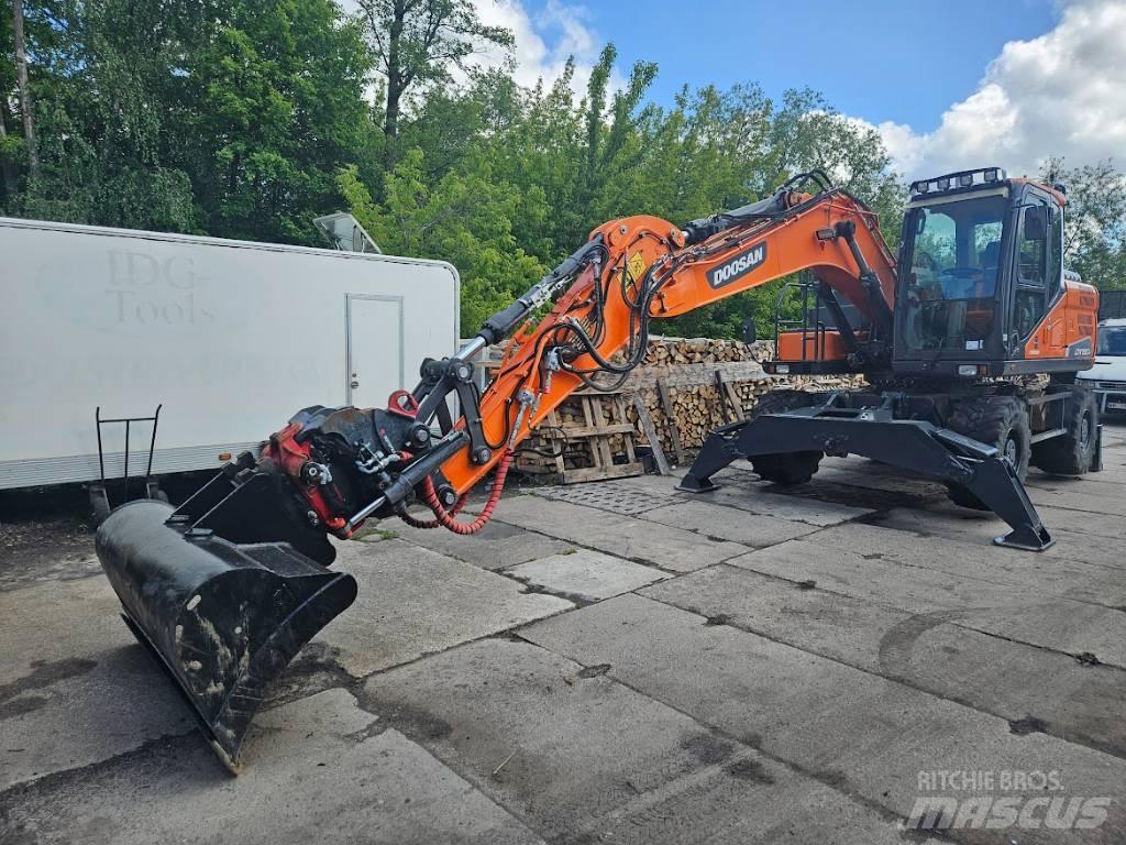 Doosan DX 160 W 旋轉式挖土機/掘鑿機/挖掘機
