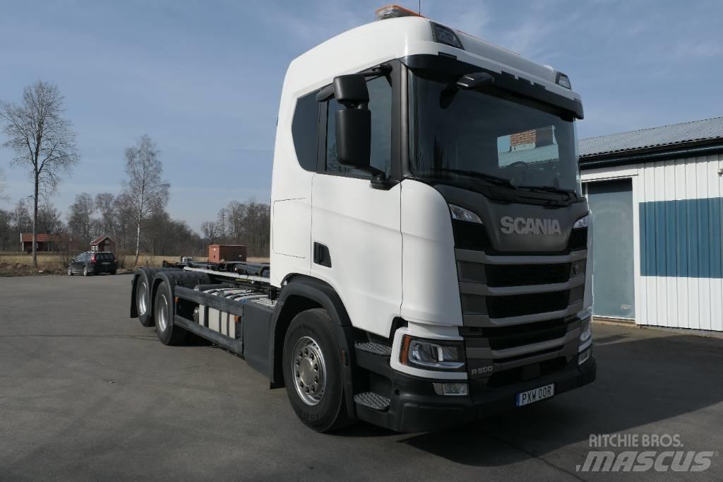 Scania R500 B6x2nb 吊鉤式起重車