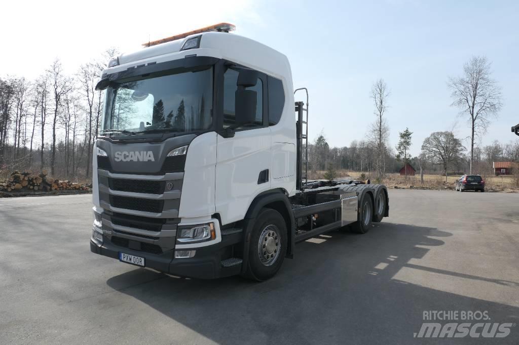 Scania R500 B6x2nb 吊鉤式起重車