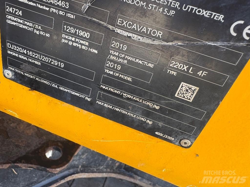 JCB 220X 履帶式 挖土機/掘鑿機/挖掘機
