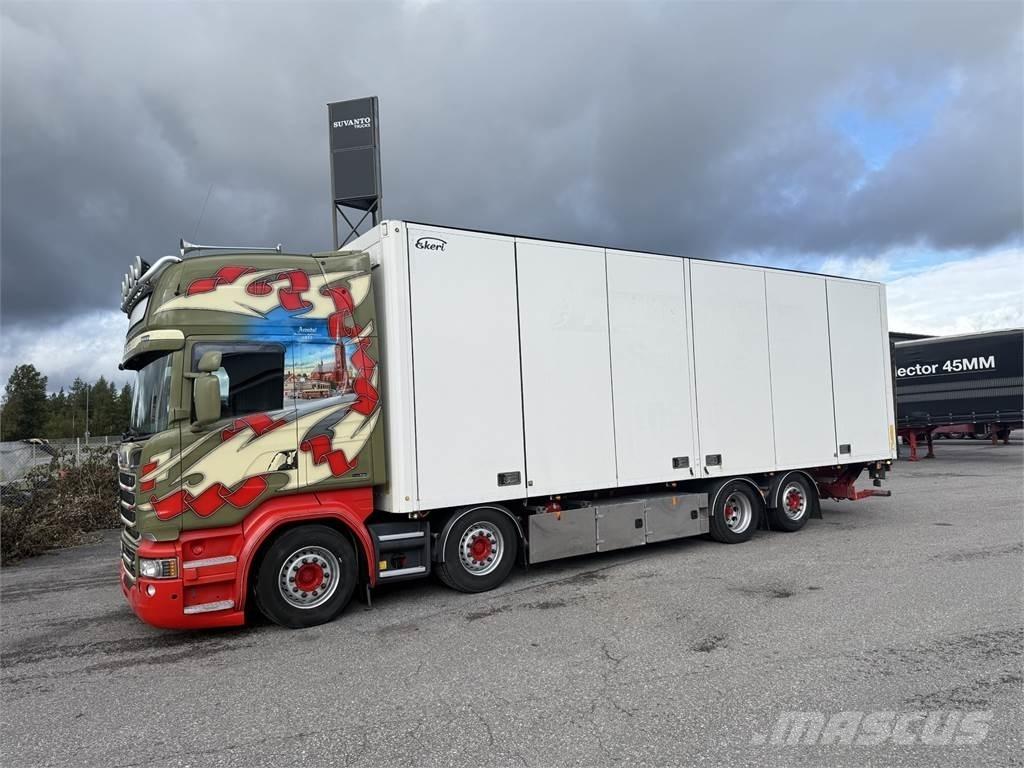 Scania R580 8X2 貨箱式卡車