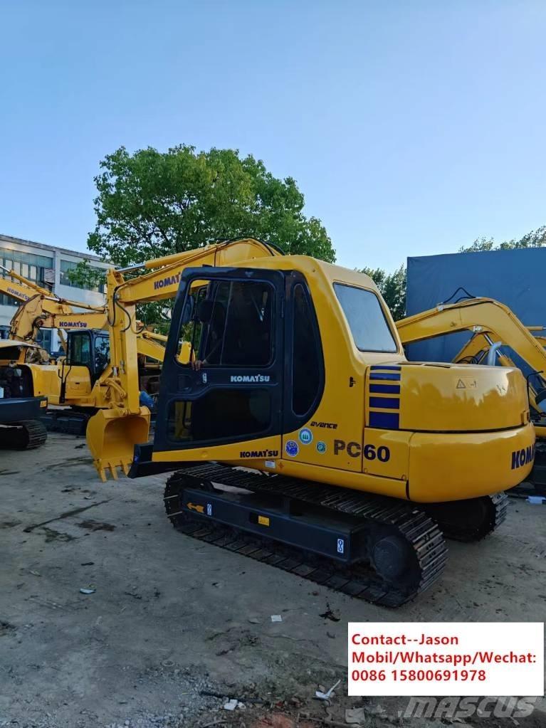 Komatsu PC 60 小型挖土機/掘鑿機<7t(小型挖掘機)