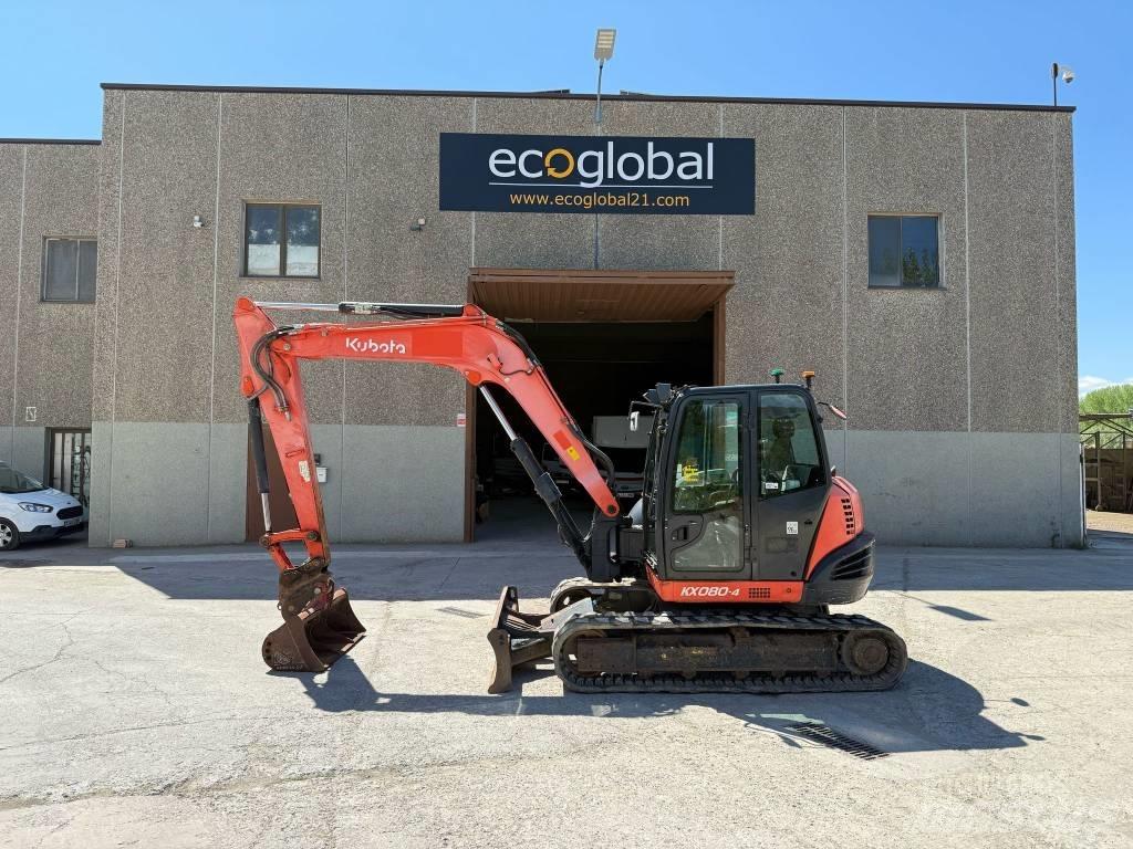 Kubota KX 080-4 中型挖土機/掘鑿機/挖掘機 7t-12t
