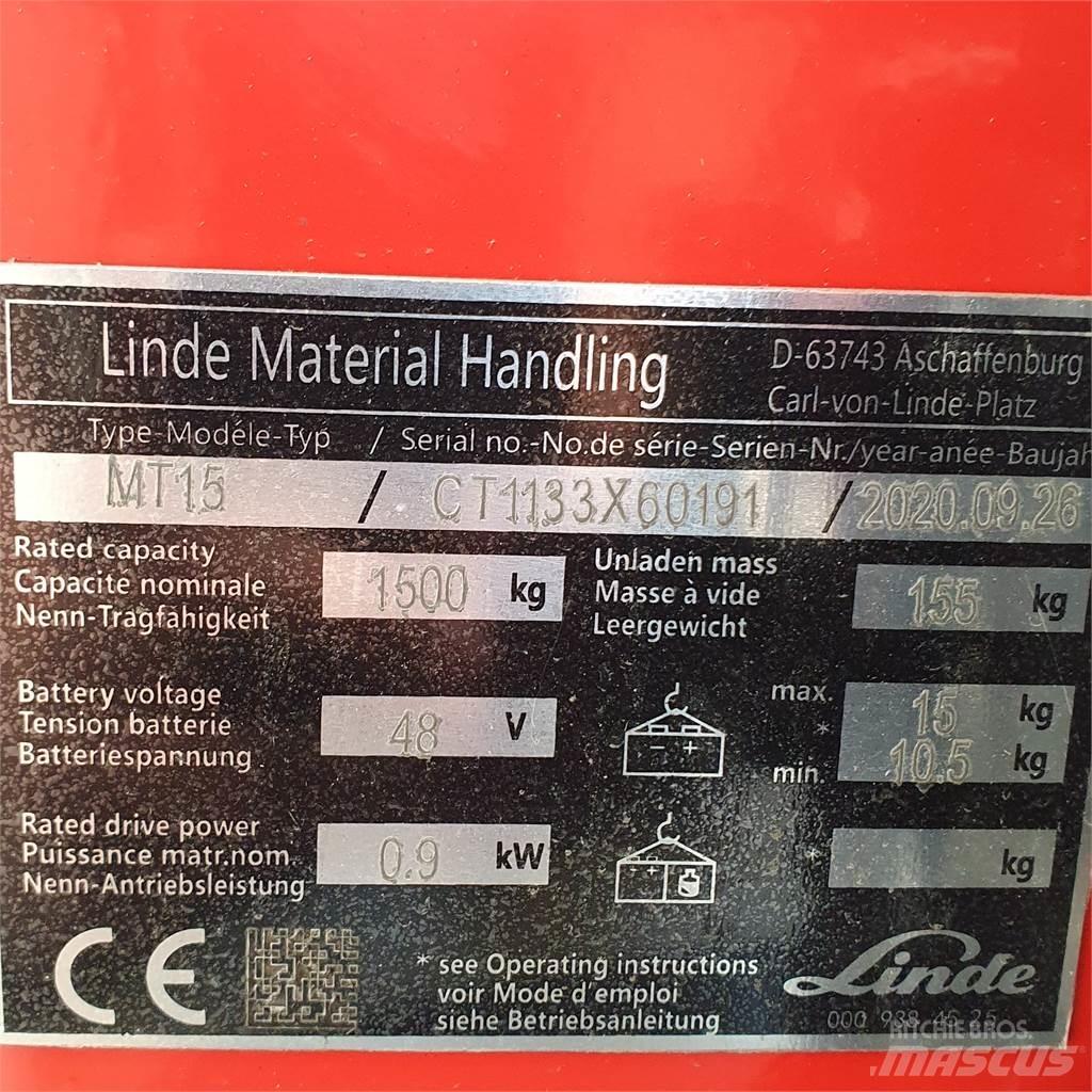 Linde MT15 低架升降機