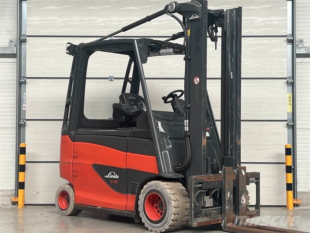 Linde E35HL-01 電動堆高機