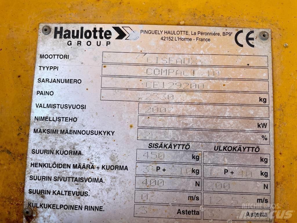 Haulotte Compact 10 剪式升降機