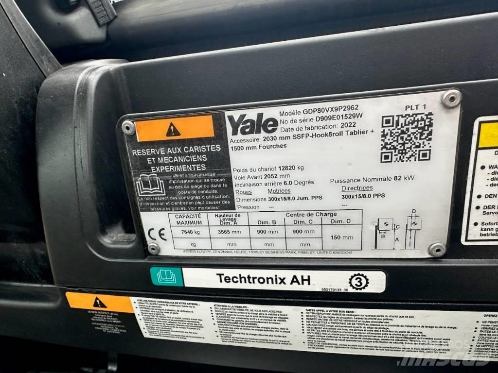 Yale gdp80vx9 柴油卡車