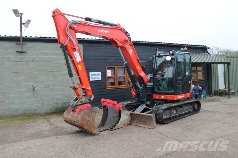 Kubota KX 080-4 中型挖土機/掘鑿機/挖掘機 7t-12t