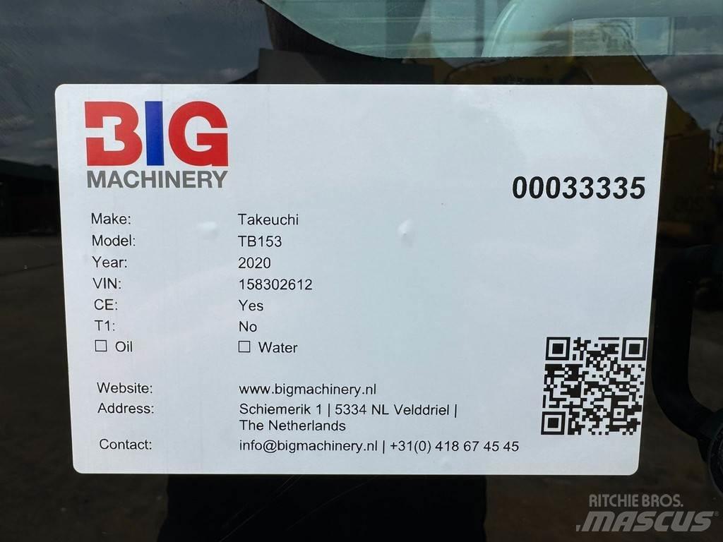 Takeuchi TB153 特殊挖土機/掘鑿機/挖掘機