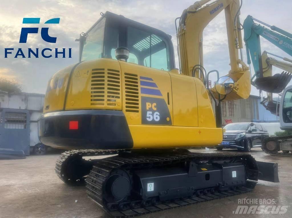 Komatsu PC 56 小型挖土機/掘鑿機<7t(小型挖掘機)