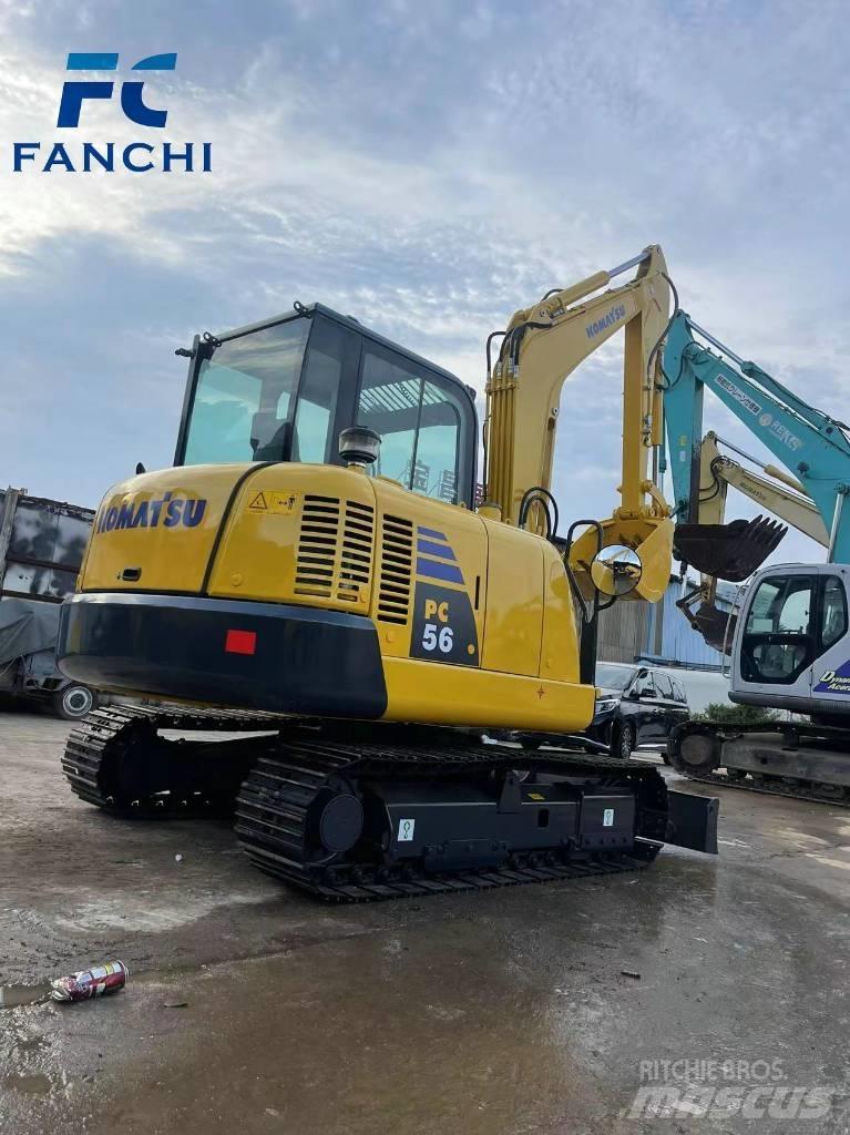 Komatsu PC 56 小型挖土機/掘鑿機<7t(小型挖掘機)