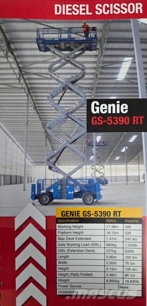 Genie GS 5390 RT 剪式升降機