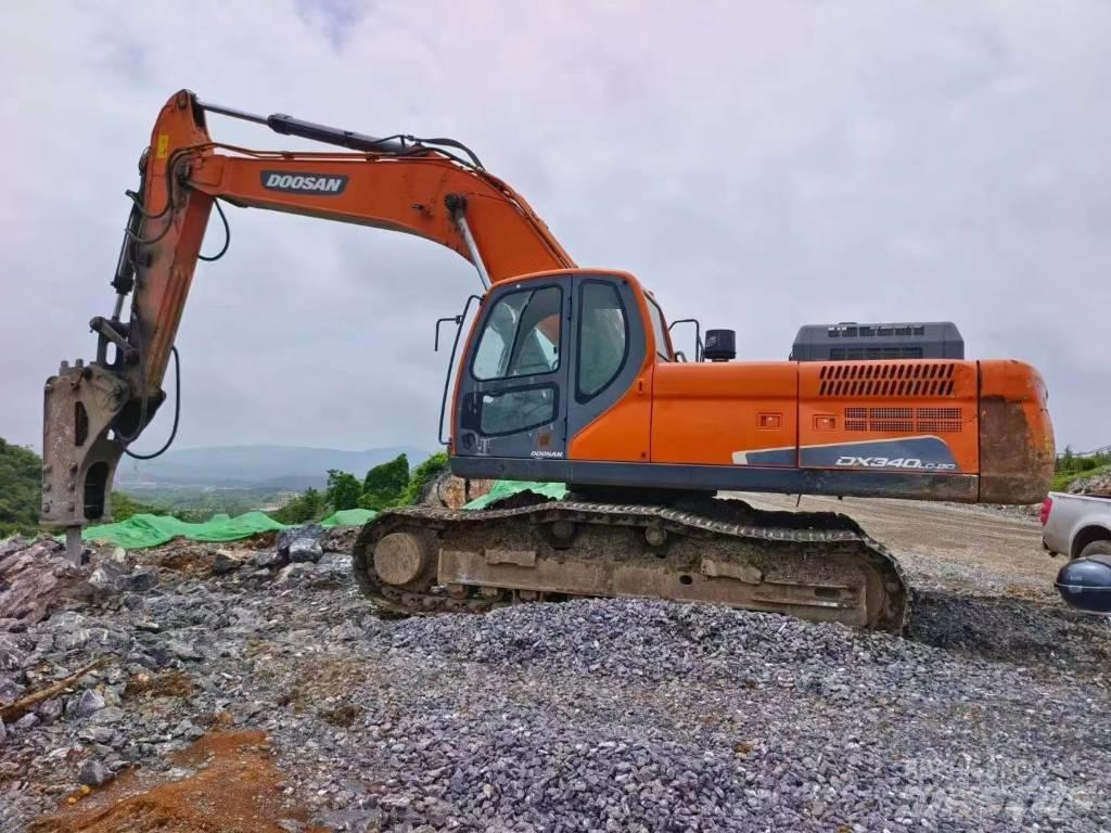 Doosan DX 340 履帶式 挖土機/掘鑿機/挖掘機