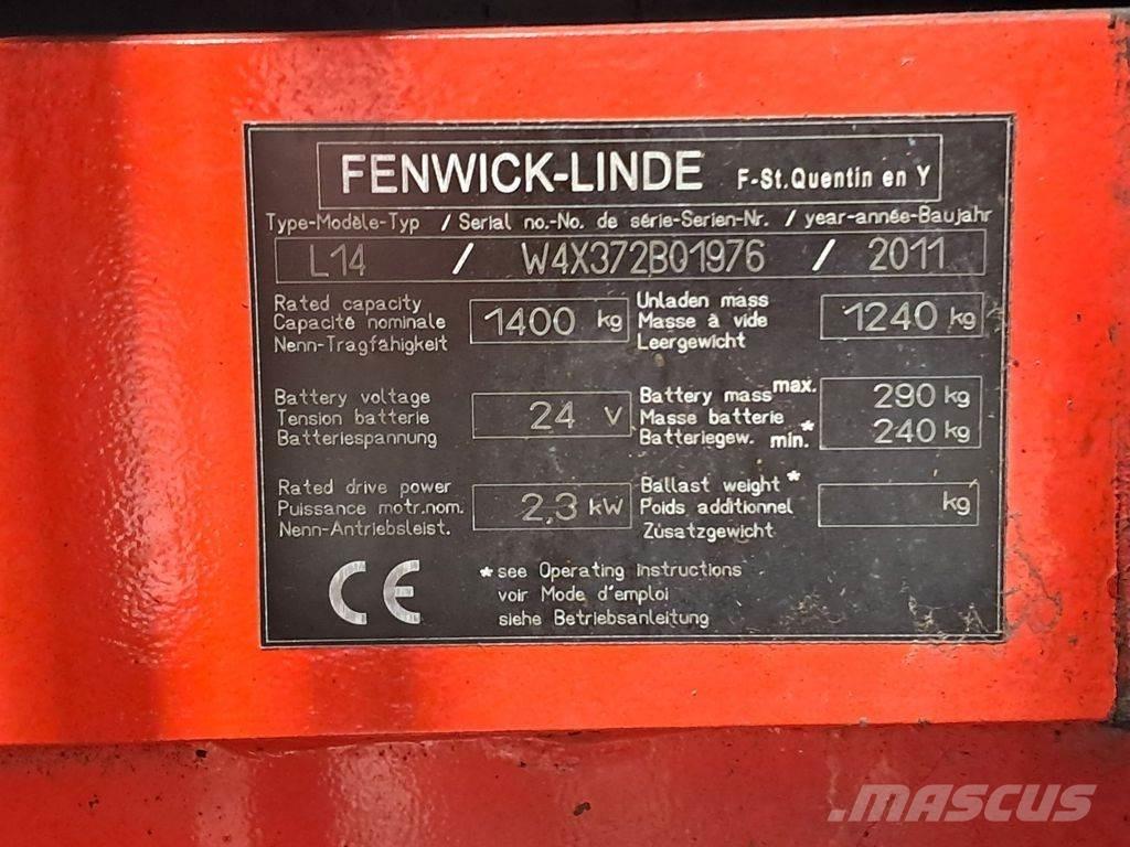 Linde L14 行走控制式堆積機