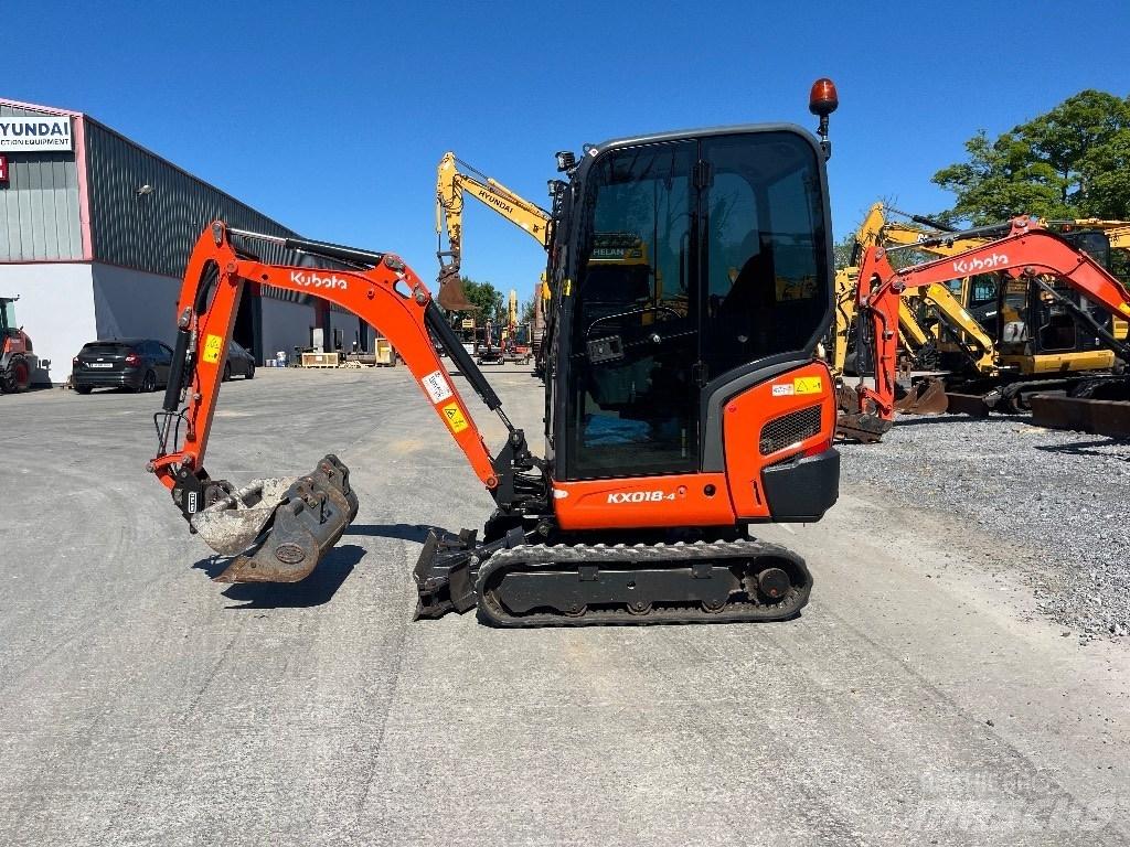 Kubota KX 018-4 小型挖土機/掘鑿機<7t(小型挖掘機)