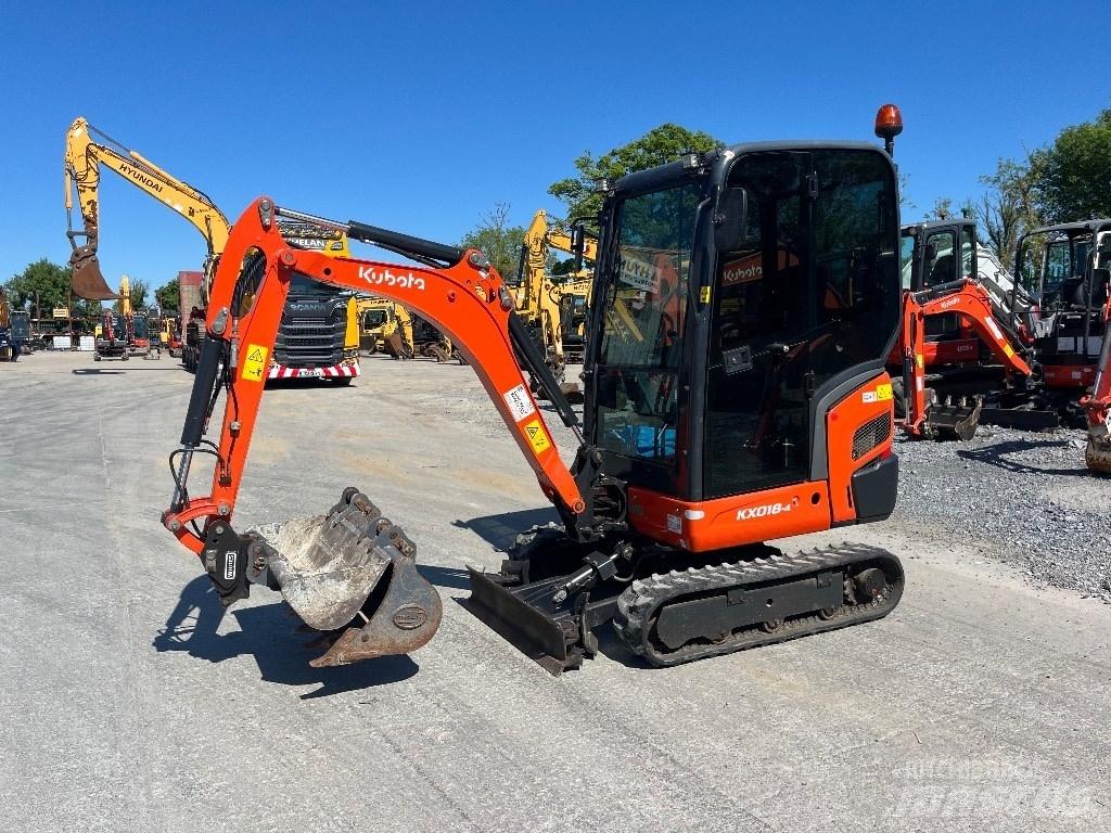 Kubota KX 018-4 小型挖土機/掘鑿機<7t(小型挖掘機)