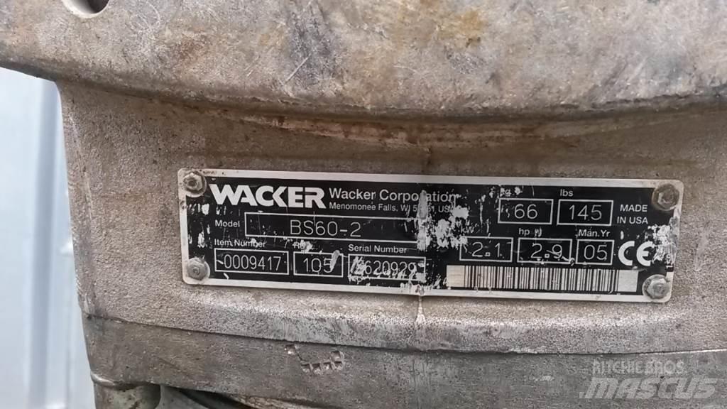 Wacker Neuson BS60-2 砸道機/夯實機