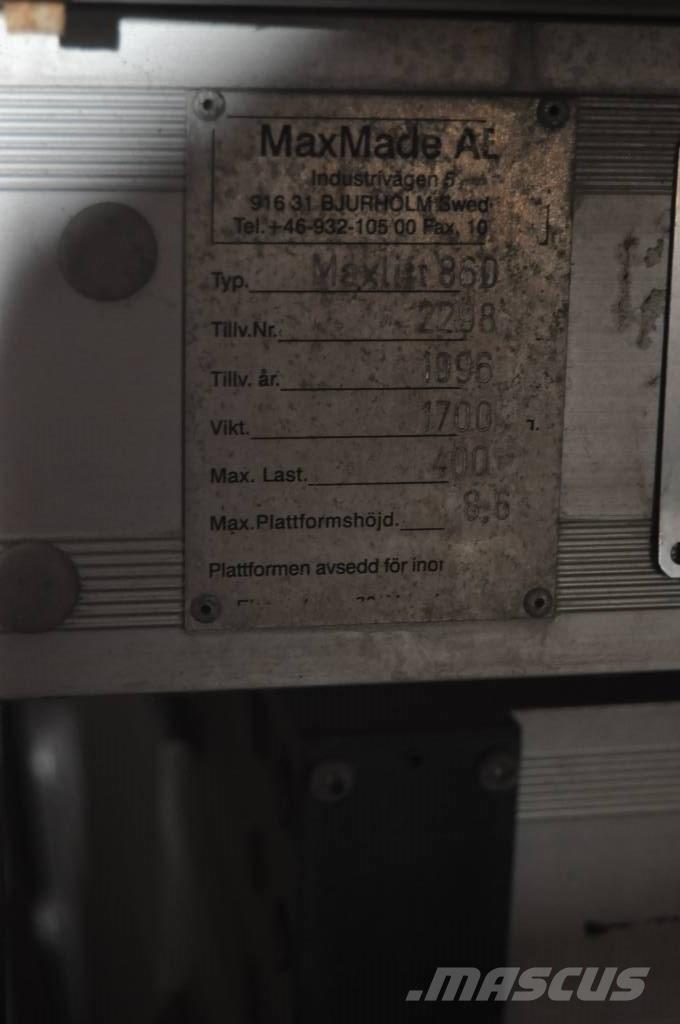  Max Made AB SAXLIFT 其他物料運輸工具