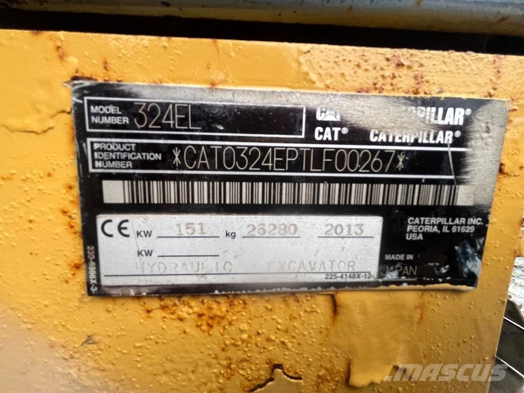 CAT 324 E 履帶式 挖土機/掘鑿機/挖掘機