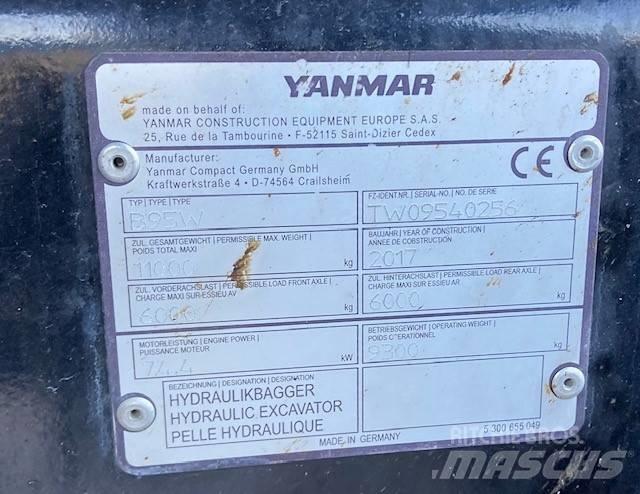 Yanmar B95W 旋轉式挖土機/掘鑿機/挖掘機