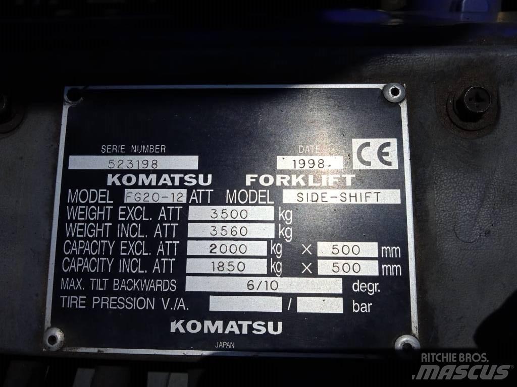 Komatsu FG20-12 液化石油氣LPG卡車