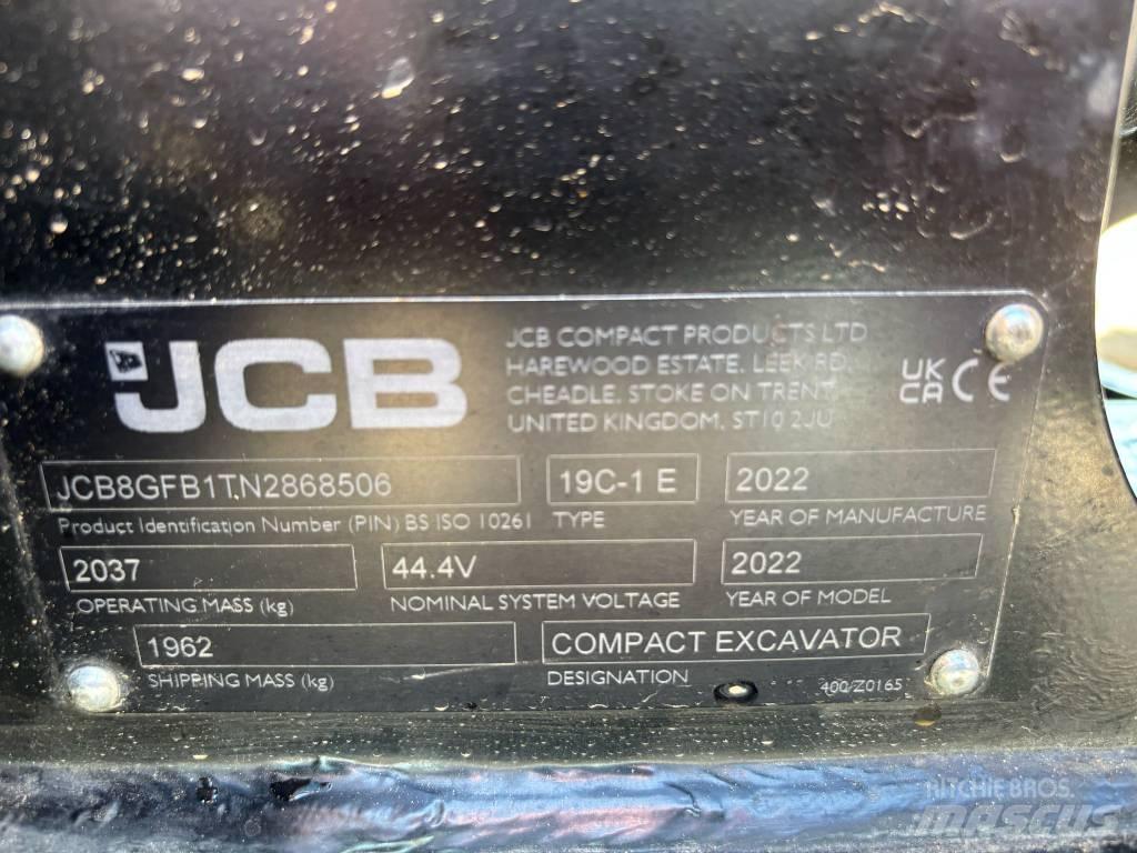 JCB 19 C-1 E 小型挖土機/掘鑿機<7t(小型挖掘機)